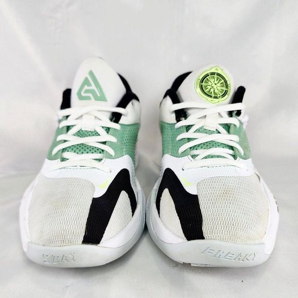 Nike Zoom Freak 4 Greek‎ Coast line Shoes White Green DJ6149-100 Run Men Size 5 - Picture 3 of 9